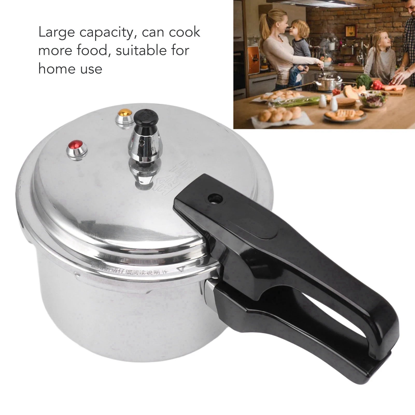 3 Liter Aluminium Alloy Pressure Cooker Bottom Mini Gas Stove