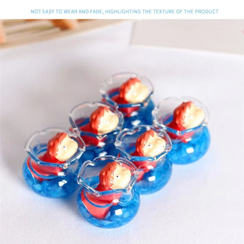 Luminous Mini Resin Garden Ornaments – 5/10pcs Glow Figures