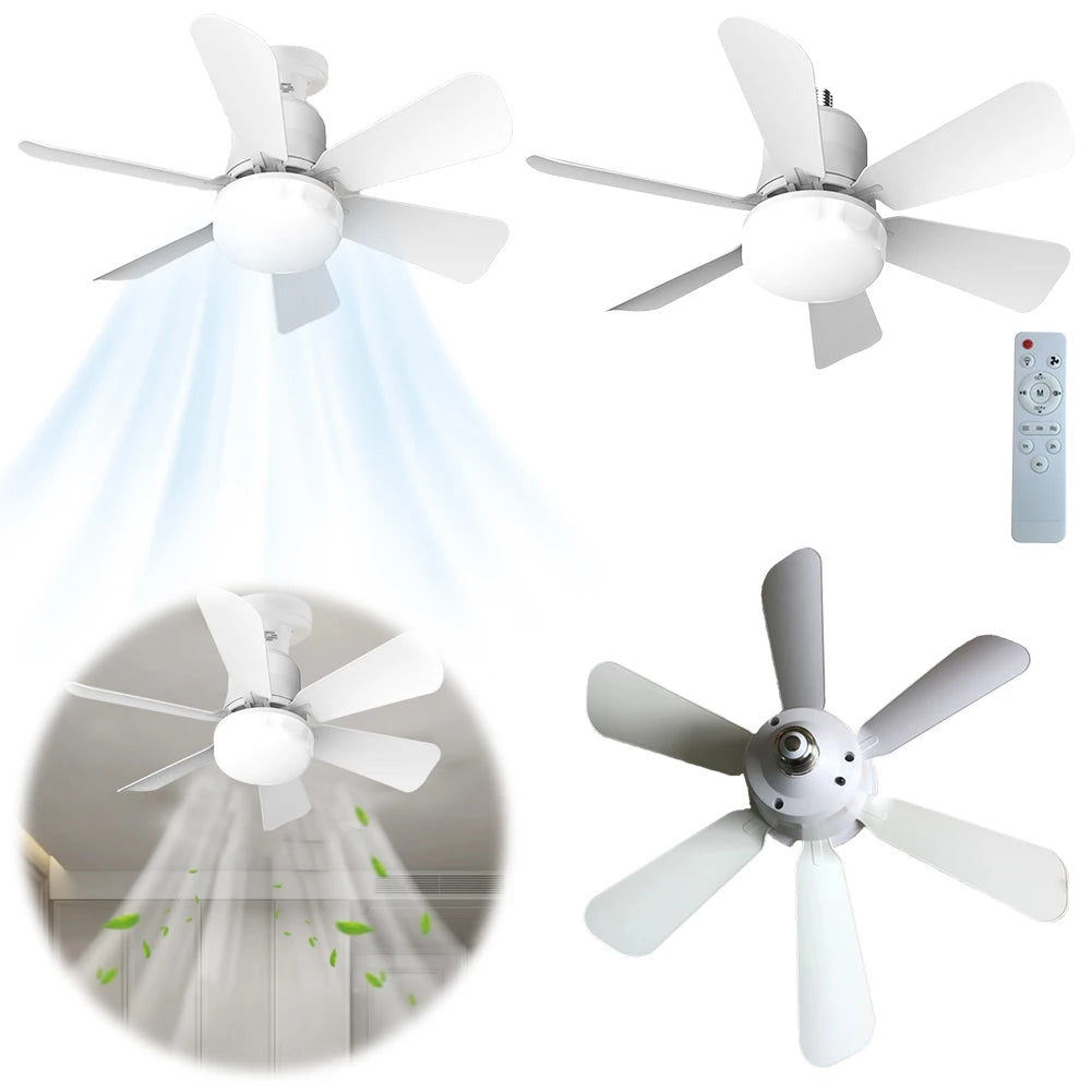 Ceiling Fan with Light and Remote Modern Ceiling Fan for Kitchen Bedroom Basement Dining Living Room Zpaxo