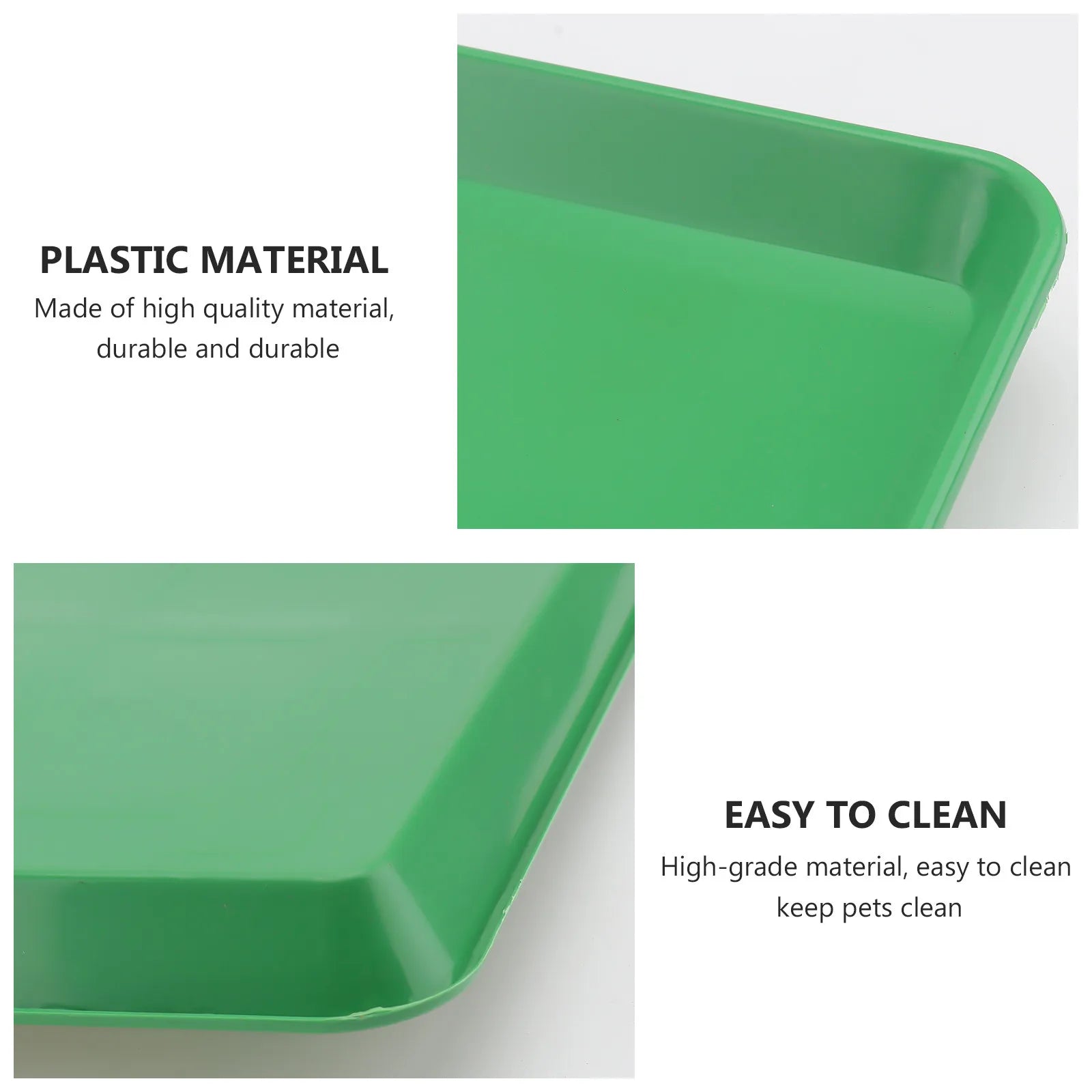 Pet Toilet Tray Heavy Duty Plastic Bedpan Small Animals Leakproof