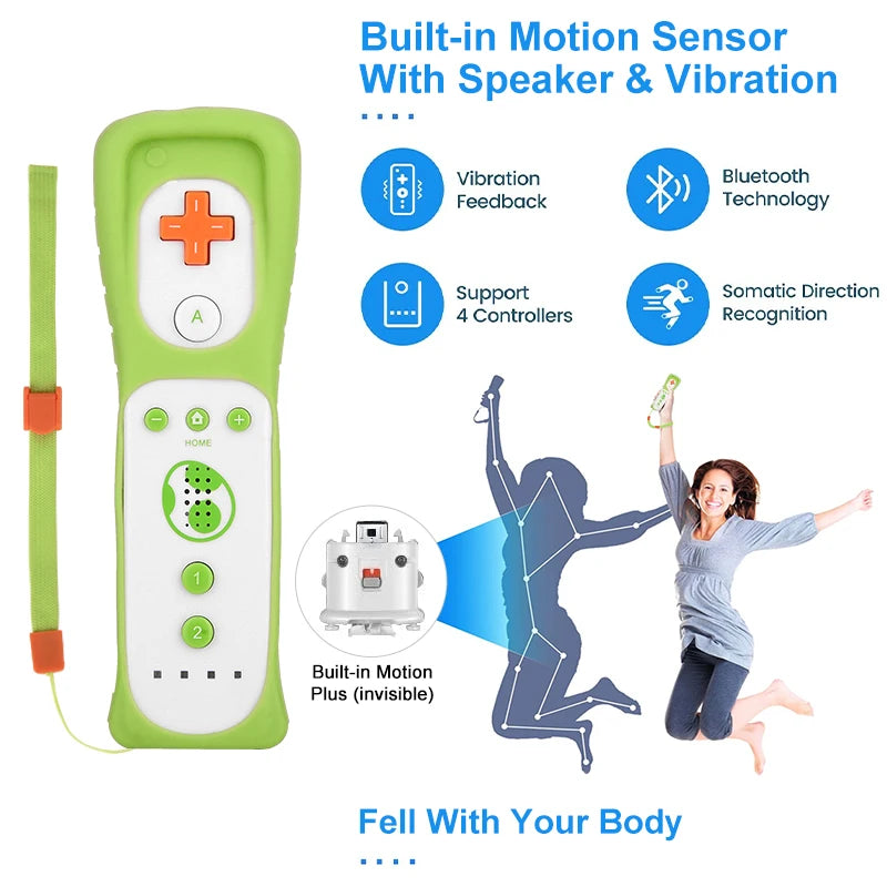 1 Pair Nunchuck Controller Motion Remote Wii Gamepad Nintendo Games