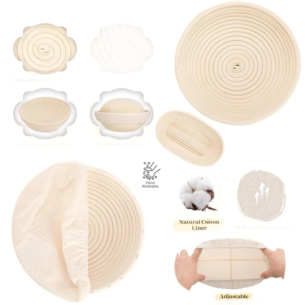 Professional Sourdough Bread Starter Kit 37 PCS Sourdough Bread Baking Supplies with Starter Jar Bread Sling Dough Whisk Bags Zpaxo