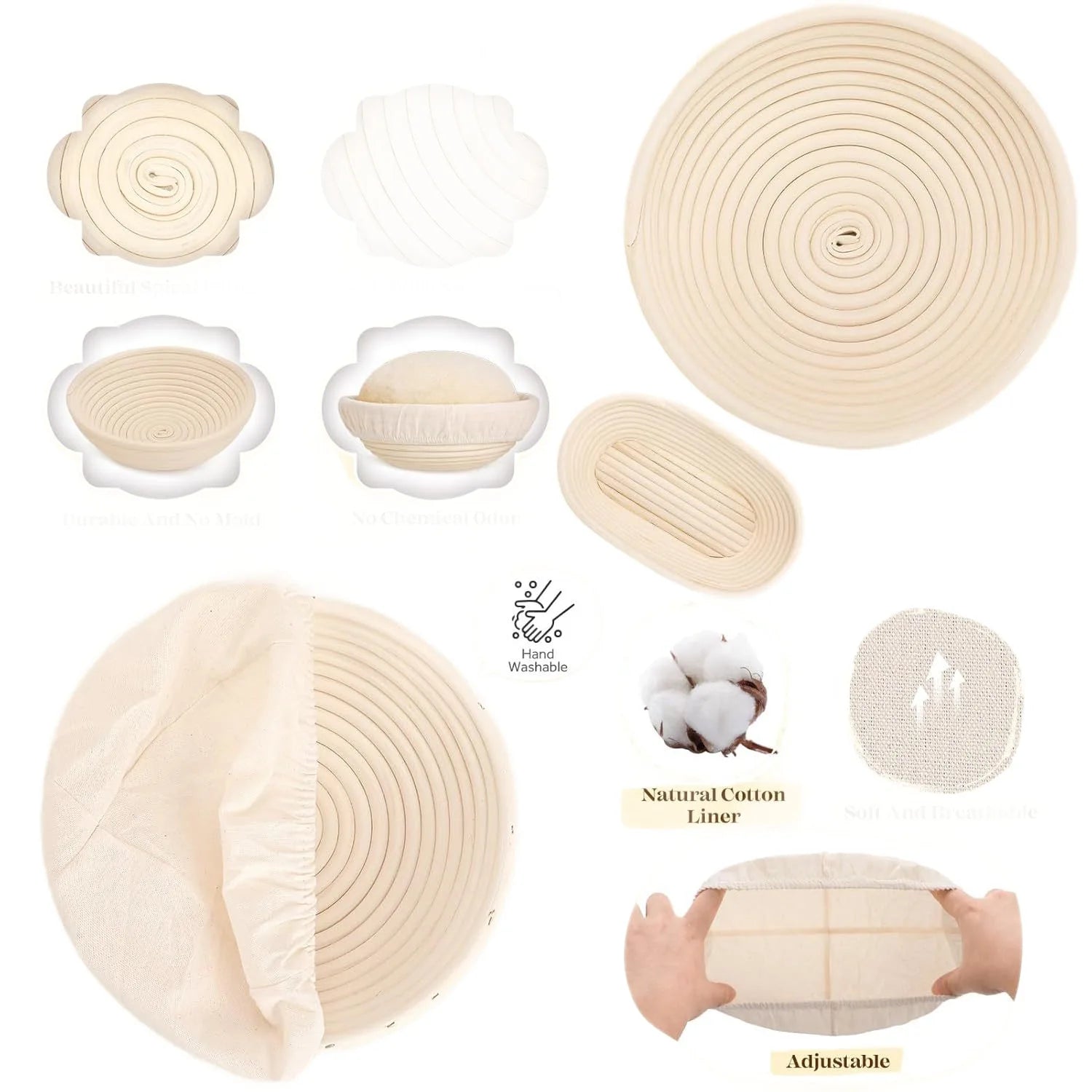 Professional Sourdough Bread Starter Kit 37 PCS Sourdough Bread Baking Supplies with Starter Jar Bread Sling Dough Whisk Bags Zpaxo