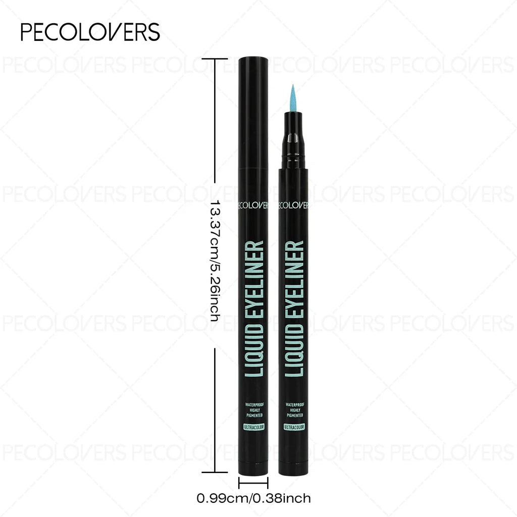 1PC Green Liquid Eyeliner, Long-Lasting, Fast-Dry, Smooth Application, Eye Modification Eyeliner Zpaxo