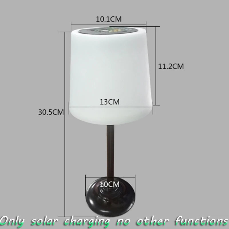 Solar Table Night Light Household Outdoor Garden Indoor Desk Read Zpaxo No other functions 1