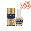 Keratin Nail Care Oil – Repair & Strengthen Brittle Nails (15ml) Nail Treatment Oil Zpaxo 15ml Boxed x 8