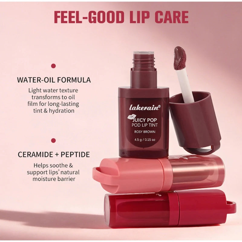 Glossy Mirror Lip Oil – Hydrating Plumping Tinted Lip Glaze Tinted Lip Oil Zpaxo