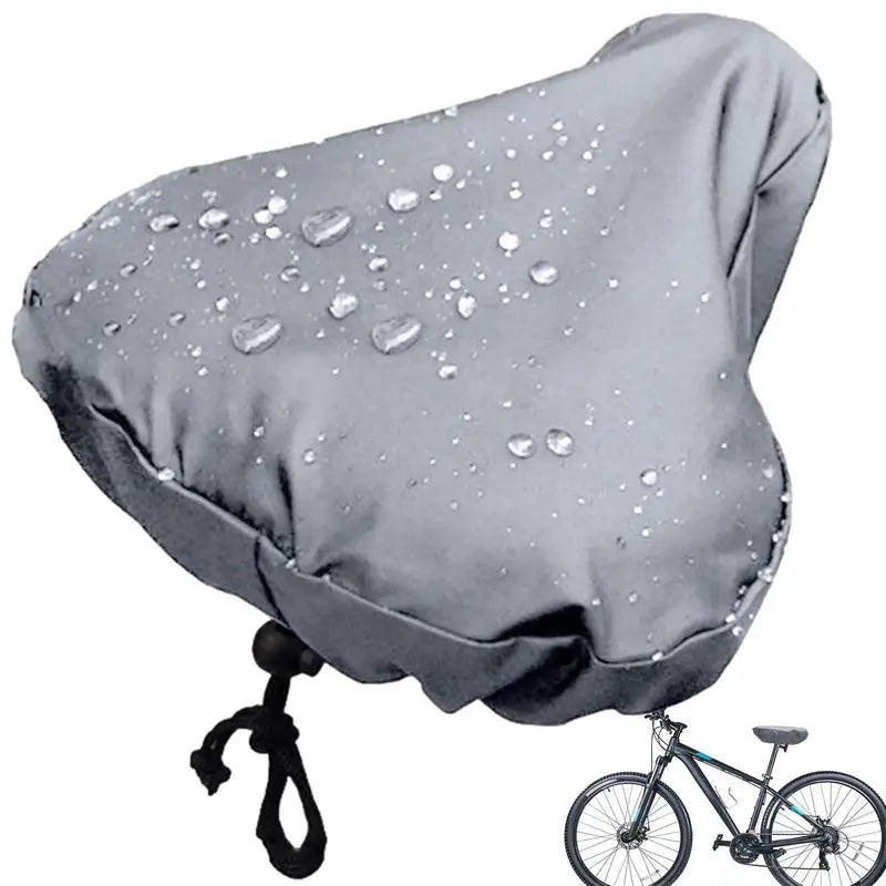 Bicycle Saddle Seat Rain Cover Oxford Cloth Dust-proof Cushion