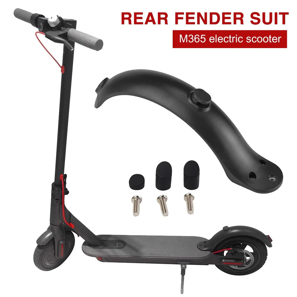 Scooter Mudguard for Xiaomi Mijia M365 Electric Scooter Tire Splashproof Fender with Screws E-scooter Parts Accessories Zpaxo