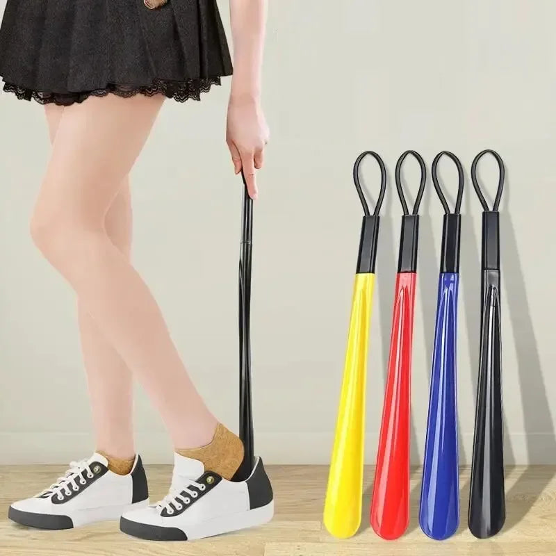 Extra Long Shoe Horns Black Plastic Shoe Horn Spoon Shape Shoehorn Shoe Lifter Flexible Shoe Lifter Shoes Accessorie Zpaxo