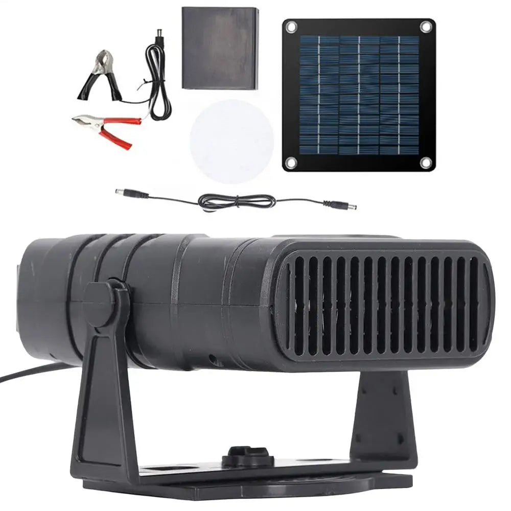 20W Solar Powered Coop Heater Overheat Protection Chicken Winter Warm