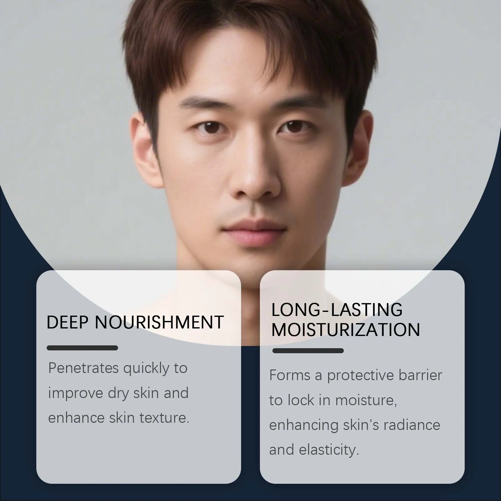 East Moon Men's Deep Moisturizing Cream Enhances Skin Elasticity Facial Aftershave Care Moisturizes Eye Area Multi-purpose Cream Zpaxo