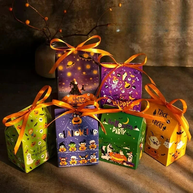 Mini House Halloween Candy Box Novelty Party Favor Supports Boxes