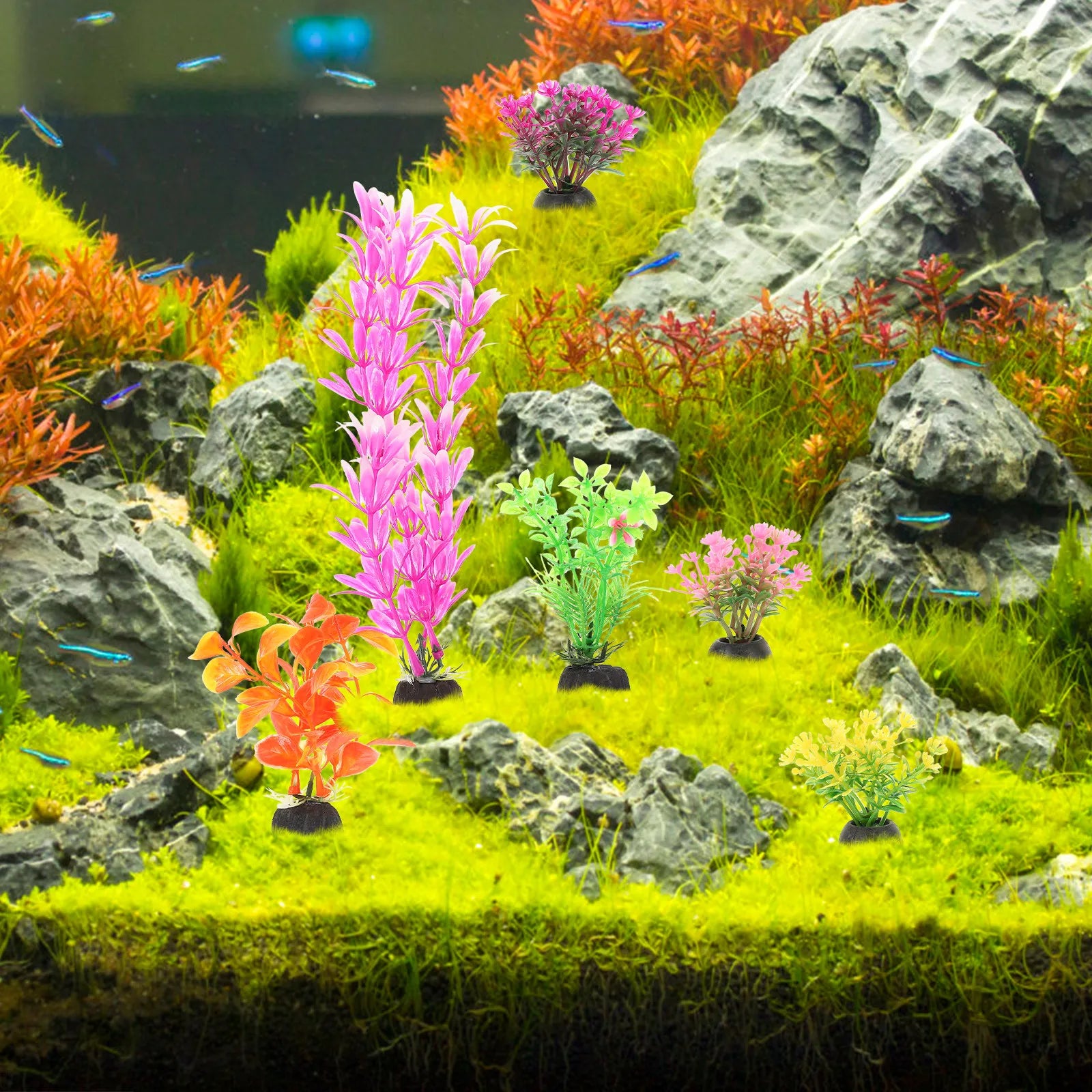 Exquisite Simulation Aquarium Plants Artificial Water Grass Decor