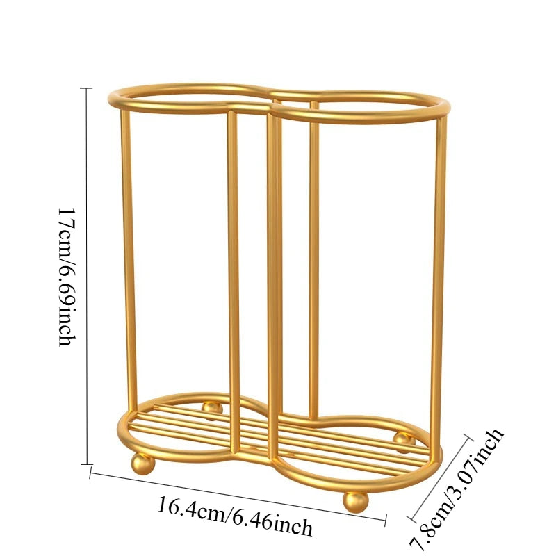 Metal Paper Cup Holder – Countertop Organizer Rack for Cups