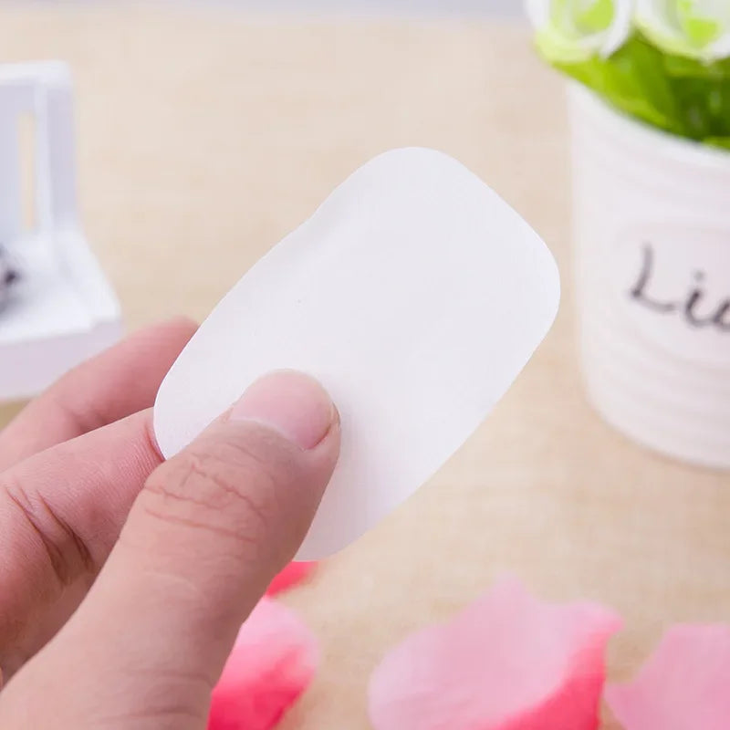 Portable Disposable Soap Paper Sheets – 20pc Travel Pack
