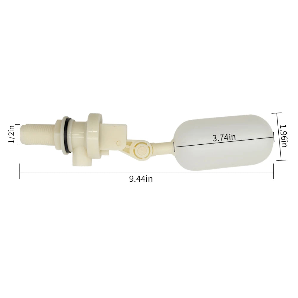 3Pcs Cattle Water Float Valve 1/2" for Automatic Water Bowl Horse Goat Sheep Pig Dog Water Trough Farm Livestock Supplies Zpaxo