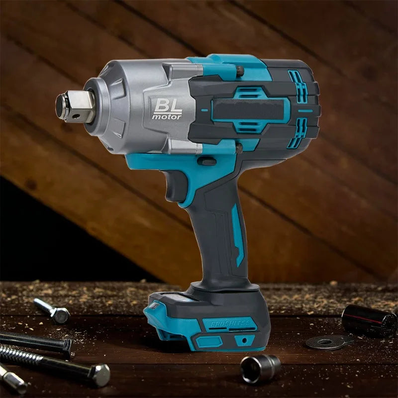 2100N M Brushless Cordless Electric Impact Wrench Rechargeable 3 4