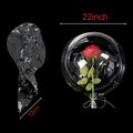 5 10 Large Wide Neck Transparent Bubble Bobo Balloons Flower Bouquet