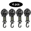 4pcs Suction Cup Hooks for A Car Tent Camping Tent Tent Lamp Car Tent Bracket Buckle Hook Accessories Outdoor Camping Zpaxo 4PCS-green