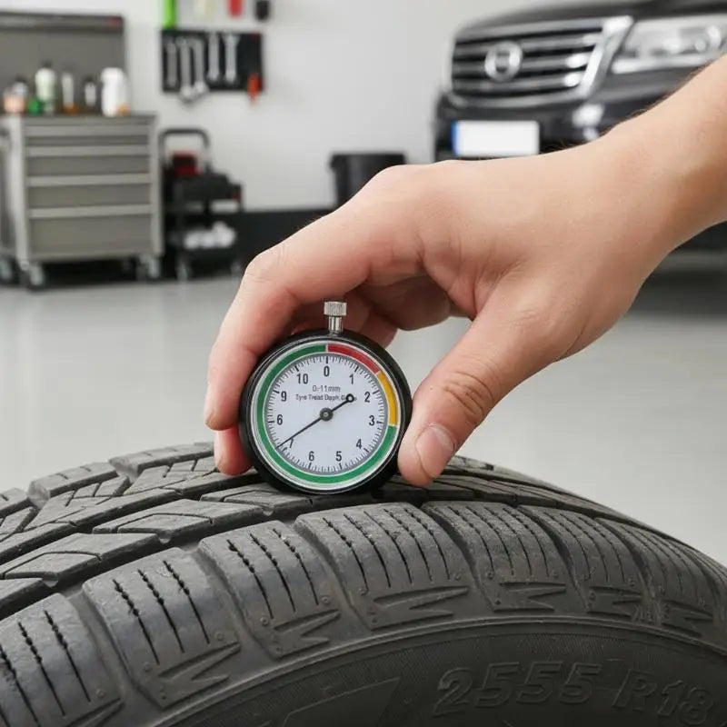 Tire Tread Depth Gauge – Accurate Stainless Steel Tyre Meter