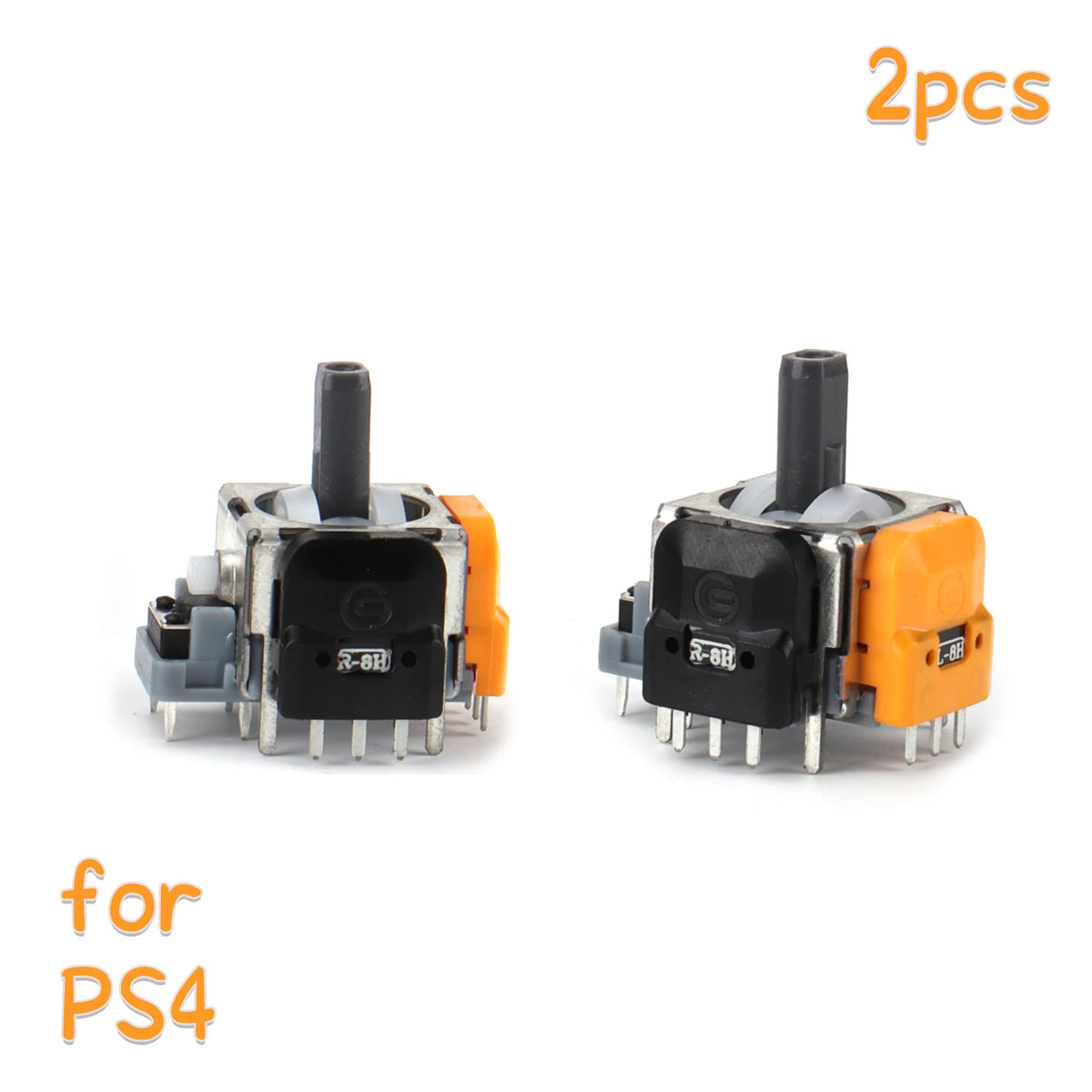 1 Pair Replacement Hall Effect Joystick 3D Analog Joystick for PS5 PS4 Xbox One XSX Controller ThumbStick Repair Parts Accessory Zpaxo For PS4