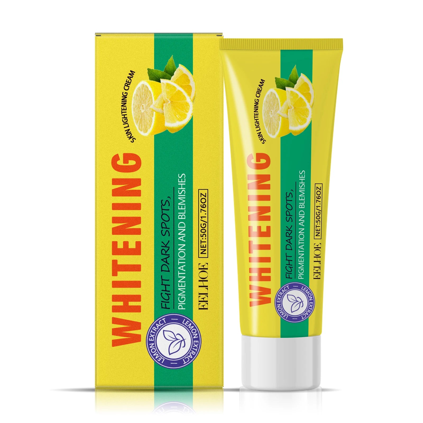 Eelhoe Lemon Brightening Body Lotion – Moisturize & Even Skin Tone Brightening Body Lotion Zpaxo 50g Boxed