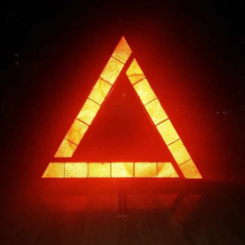 Red Reflective Emergency Warning Triangle | Roadside Safety Emergency Warning Triangle Zpaxo