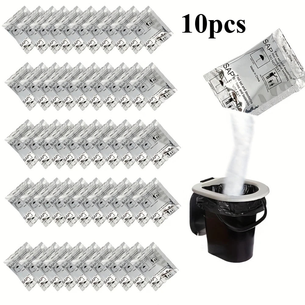 10 Outdoor Camping Toilet Urine Solidification Deodorizer Car Folding