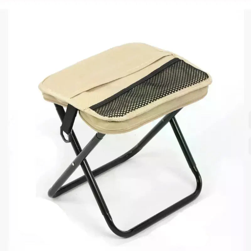 Folding Stool Attractive Design Compact Lightweight Construction Zpaxo