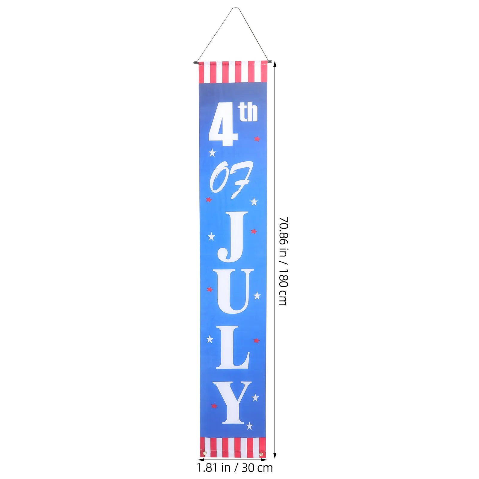 1Pair Independence Day Door Couplets Hanging Banner Patriotic Porch