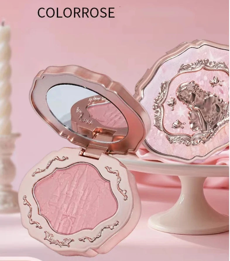 COLORROSE VIRBANT BLUSH Satin Finish Monochrome Pearlescent Makeup Zpaxo