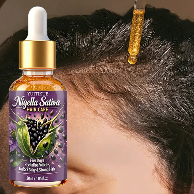 YUITIKUE Nigella Sativa Hair Oil – Nourish Scalp & Strengthen Hair Hair Treatment Oil Zpaxo Default Title