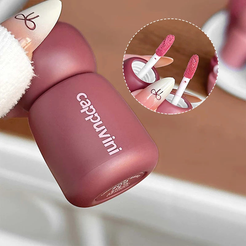 Water Light Mirror Lip Gloss Lasting Moisturizing Red Brown Lip Tint Waterproof Sweat-Proof Matte Silky Liquid Lipstick Makeup Zpaxo