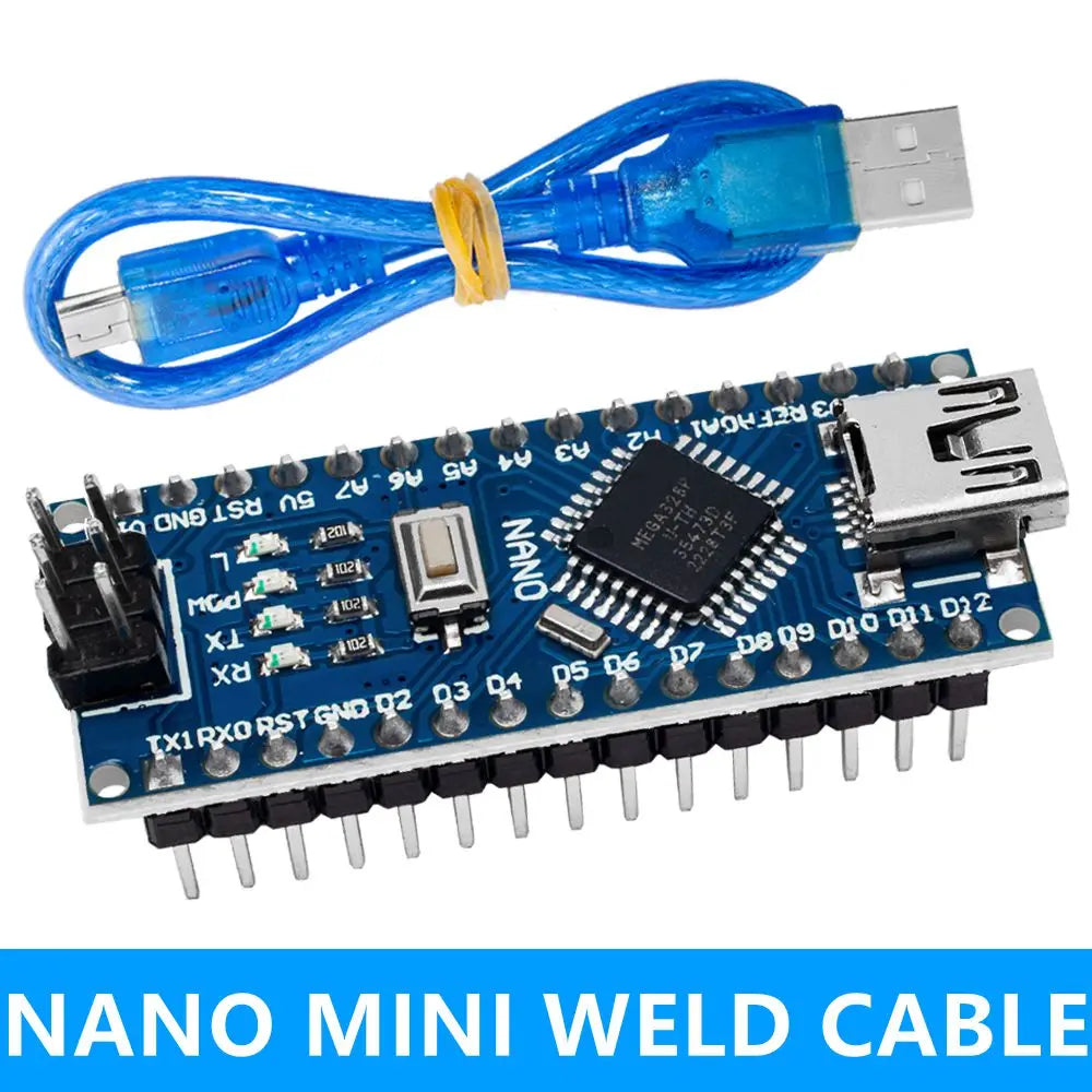 Nano 3 0 Controller CH340 USB Driver ATMEGA328 ATMEGA328P Mini Zpaxo 328P-AU WELD cable