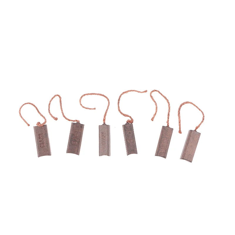 5-Pack Car Alternator Carbon Brushes with Regulator Line