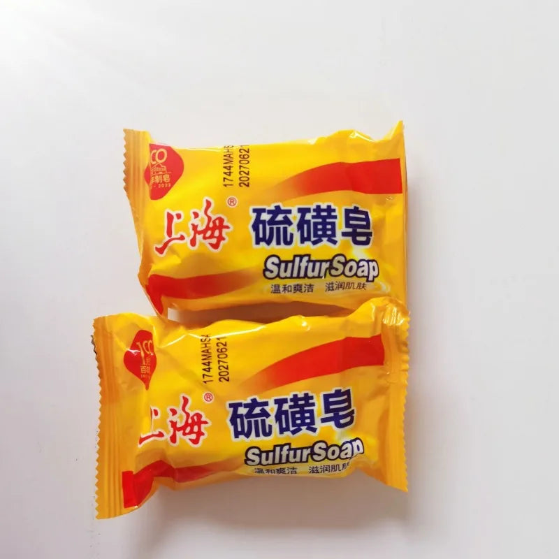 Shanghai Sulfur Soap – Oil Control & Acne Cleanser 3/5 Pack Sulfur Cleansing Soap Zpaxo