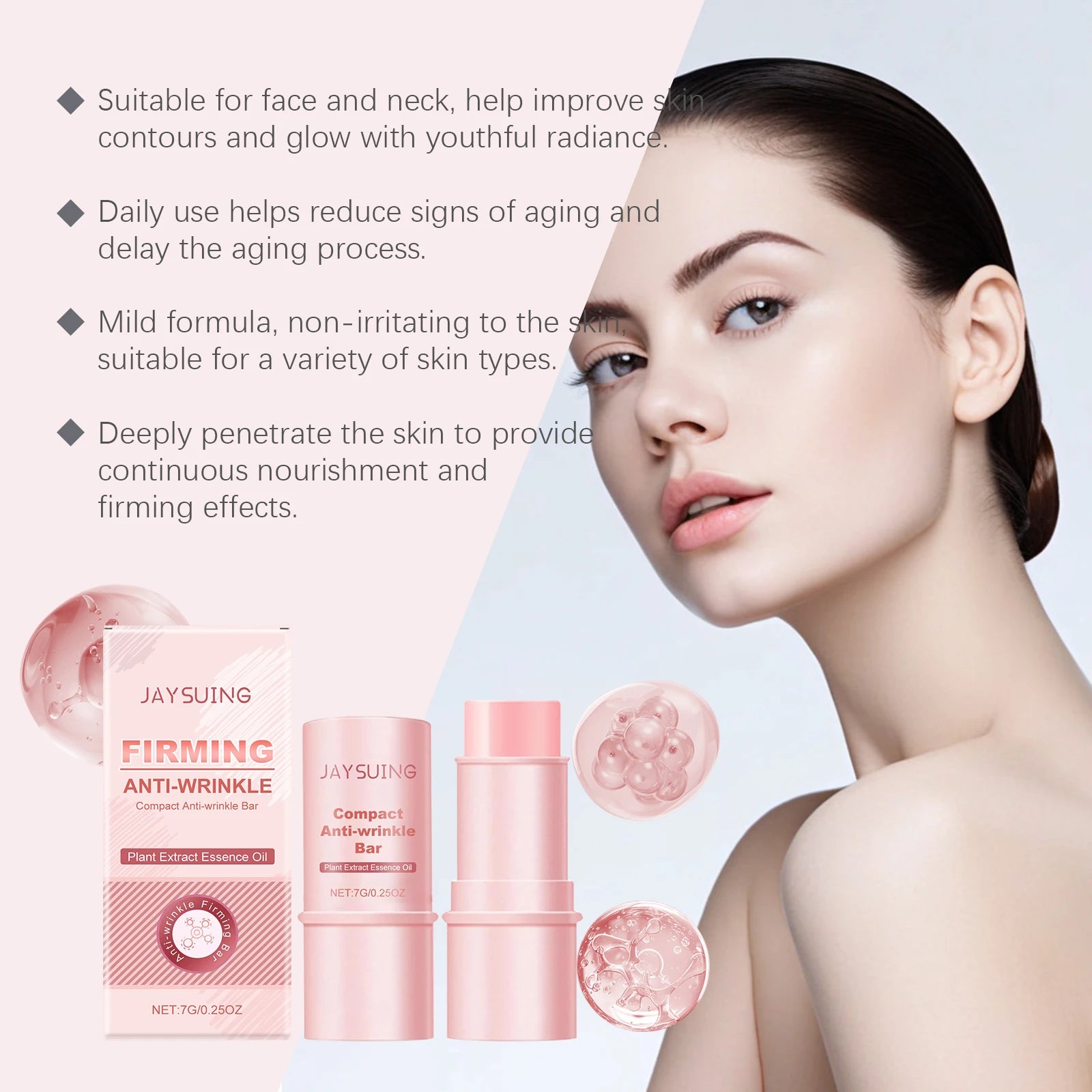 Collagen Firming Essence Stick – Anti-Aging Face Serum 7g Facial Essence Stick Zpaxo