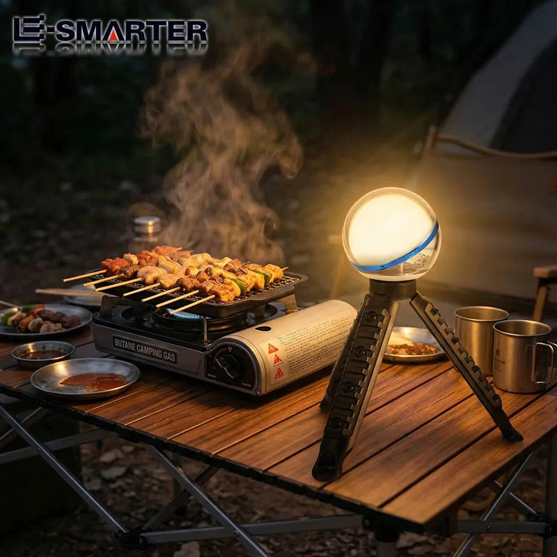 ESMARTER Football Lantern – Rechargeable LED Camping Light