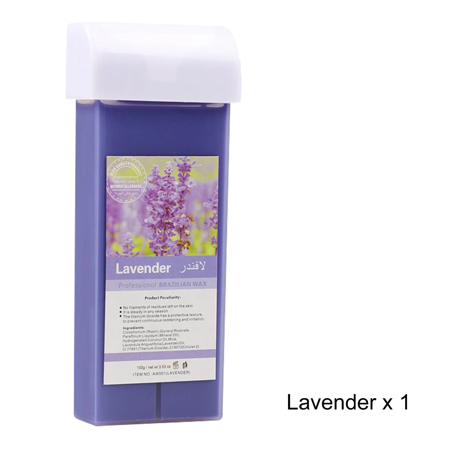2026 New Hair Removal Wax Refill Soft Wax Roller for Roll-On Depilatory Body Hair Removal Tool 1/3/6Pcs Options Zpaxo 072-Lavender