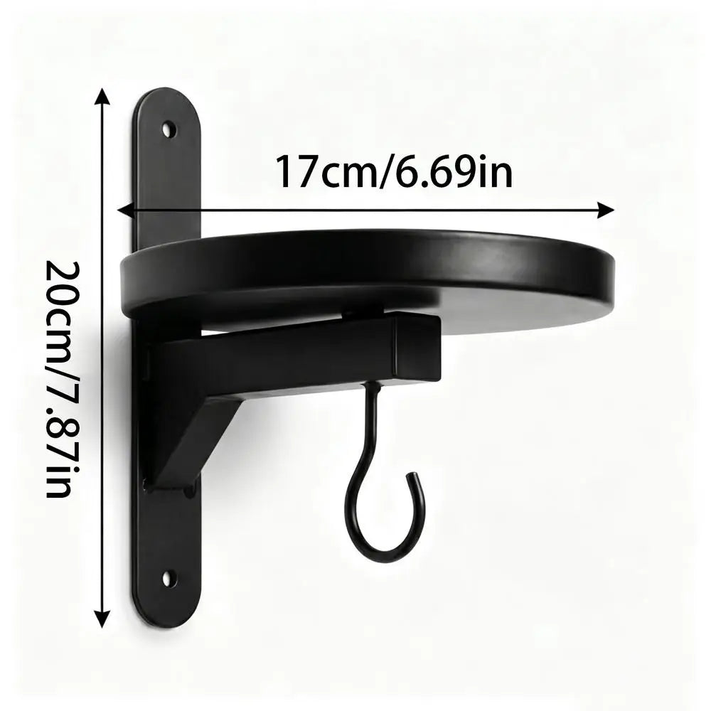 Wall Bird Feeder Metal Hook Bath Planter Wind Chime Outdoor Patio