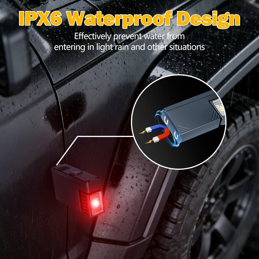 Mini COB LED Keychain Flashlight – USB-C Rechargeable 600 Lm