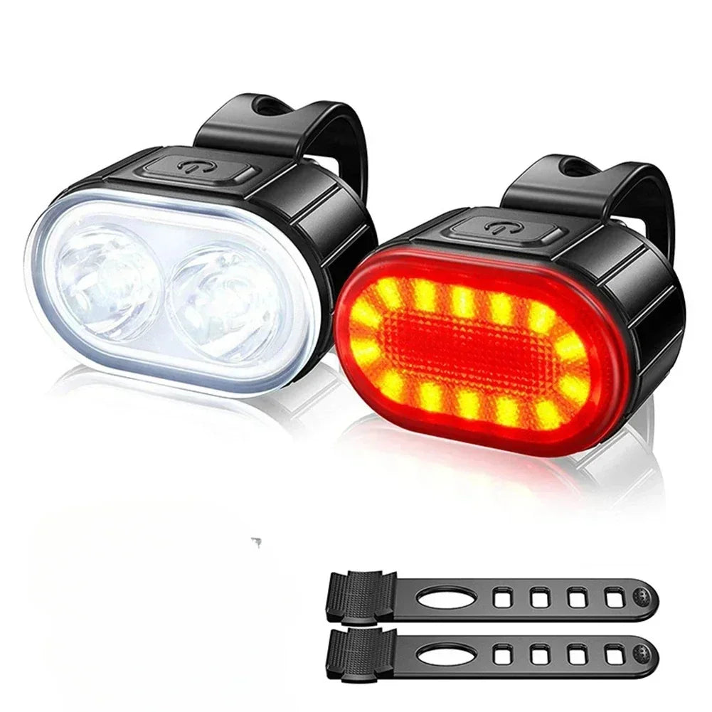 KDULIT USB-C Rechargeable Bike Light – 6 Modes, IPX5