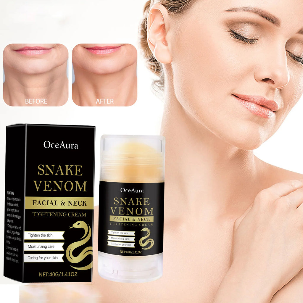 OceAura Snake Venom Neck Firming Cream Stick | Anti-Aging Neck Firming Cream Zpaxo