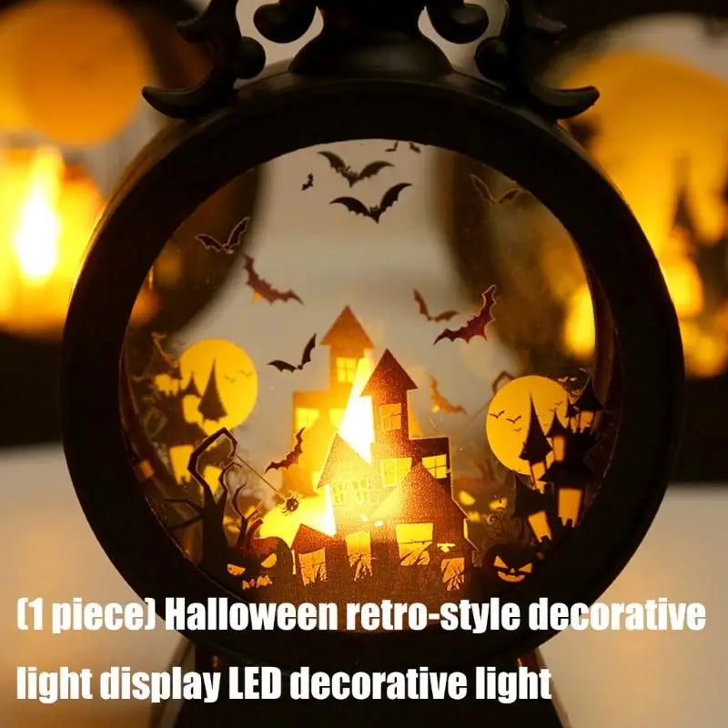 Festival Halloween Night Light LED Plastic Castles Decors User