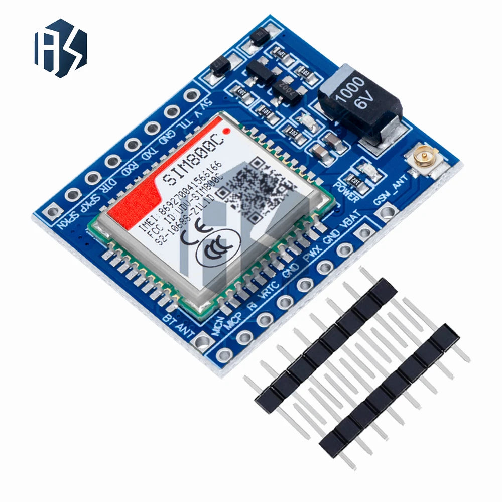 3 3v 5v SIM800C GSM GPRS Module 51 MCU STM32 Bluetooth TTS Arduino Zpaxo