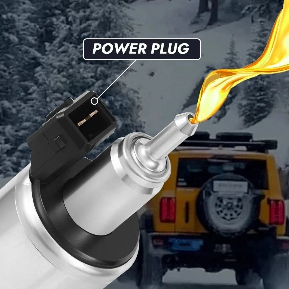 12V 24V Diesel Heater Oil Pump Low Noise 22ML Capacity Electronic Oil Pump Pulse Metering Inline Design Diesel Pump Air Heater Zpaxo