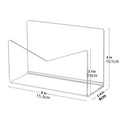 Acrylic Mail Holder Organizer Countertop Letter Desk Envelope Sorter