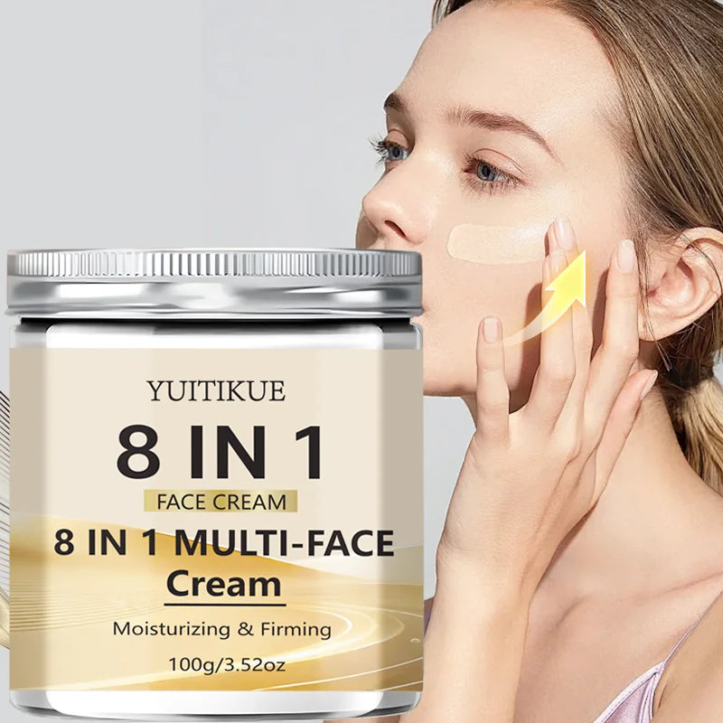 YUITIKUE 8-in-1 Face Cream – Moisturize, Firm & Brighten Face Moisturizer Cream Zpaxo Default Title