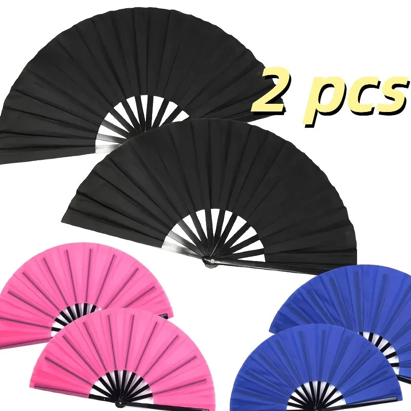 Traditional Portable Folding Fans Chinese Hand Tai Chi Suitable